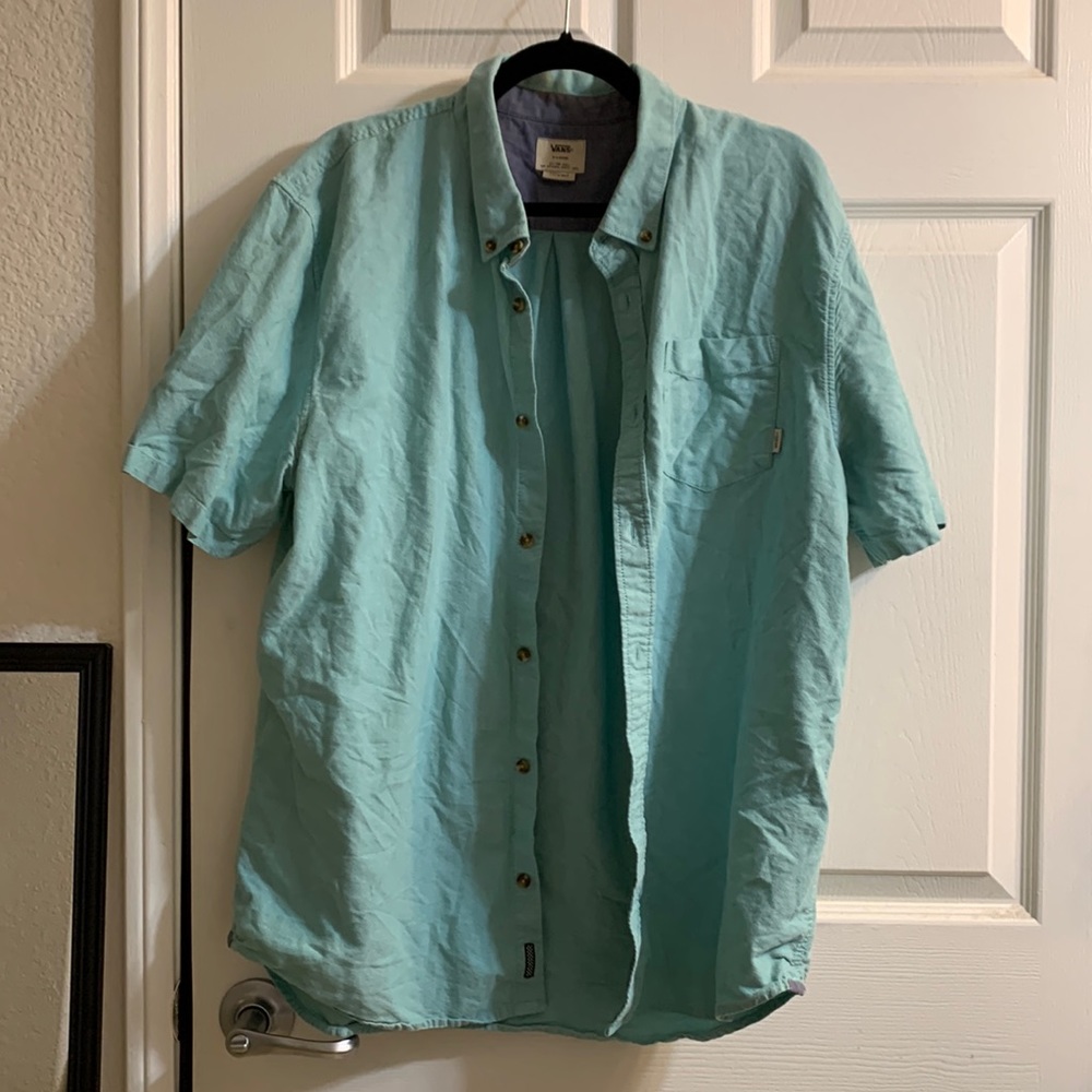 Vans Button Down Short Sleeve Shirt XL